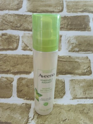 aveeno positively radiant micellar gel cleanser makeup remover