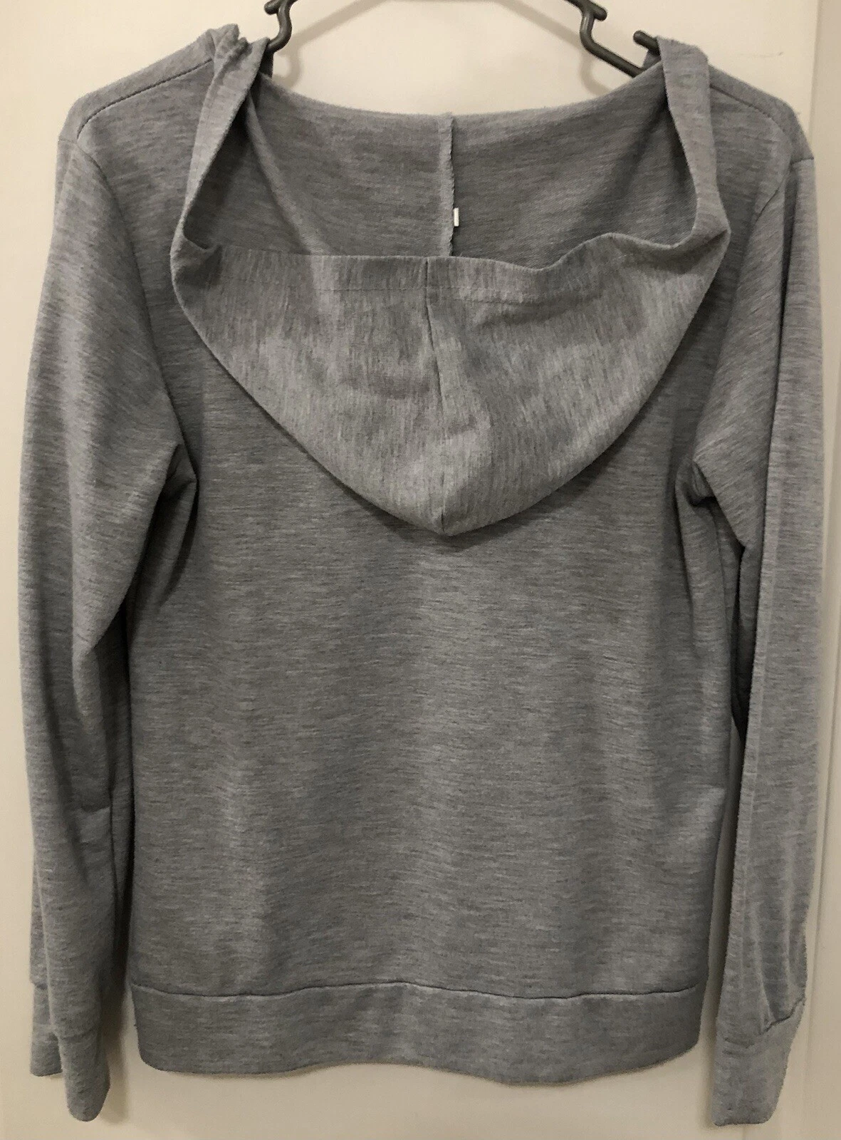 UNDERCOVER Felpa con cappuccio pullover leggera Victorias Secret Love rosa piccola? Felpa grigia