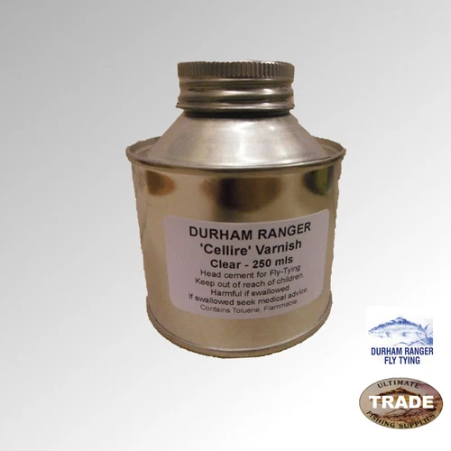 UFS WHOLESALE: Durham Ranger Bulk Fly-Tying Varnish - 250 ml Tin