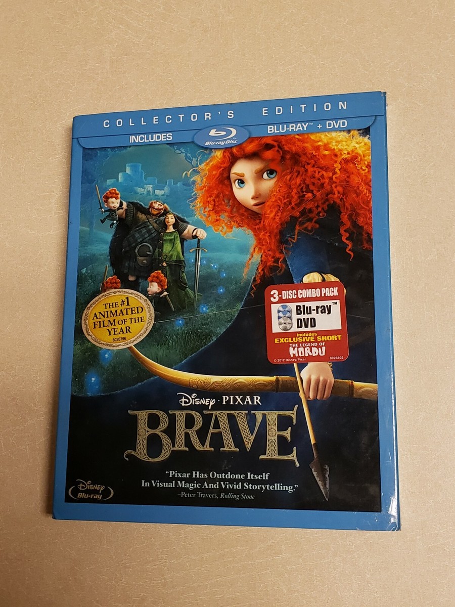Brave (Blu-ray/DVD, 2012, 3-Disc Set, Collectors Edition