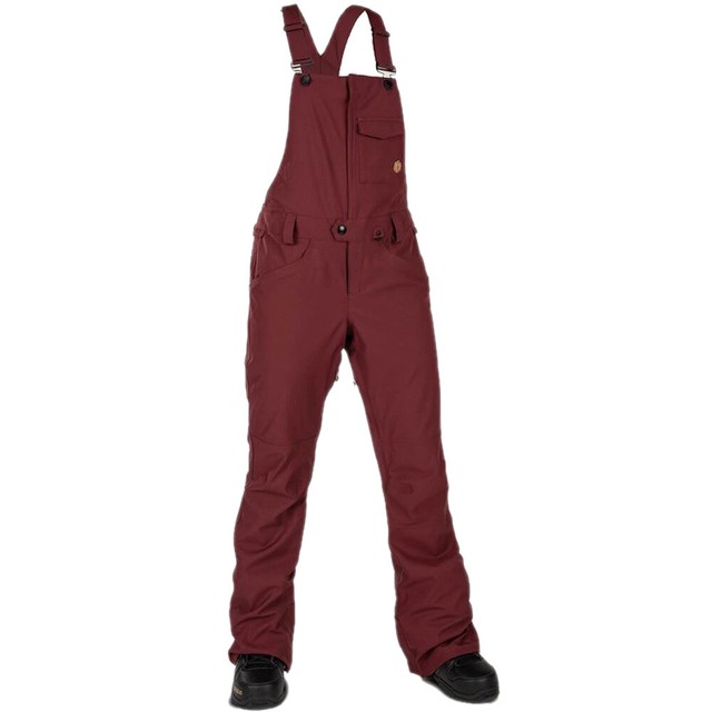 Volcom Snow Swift Bib Overalls Scarlet 