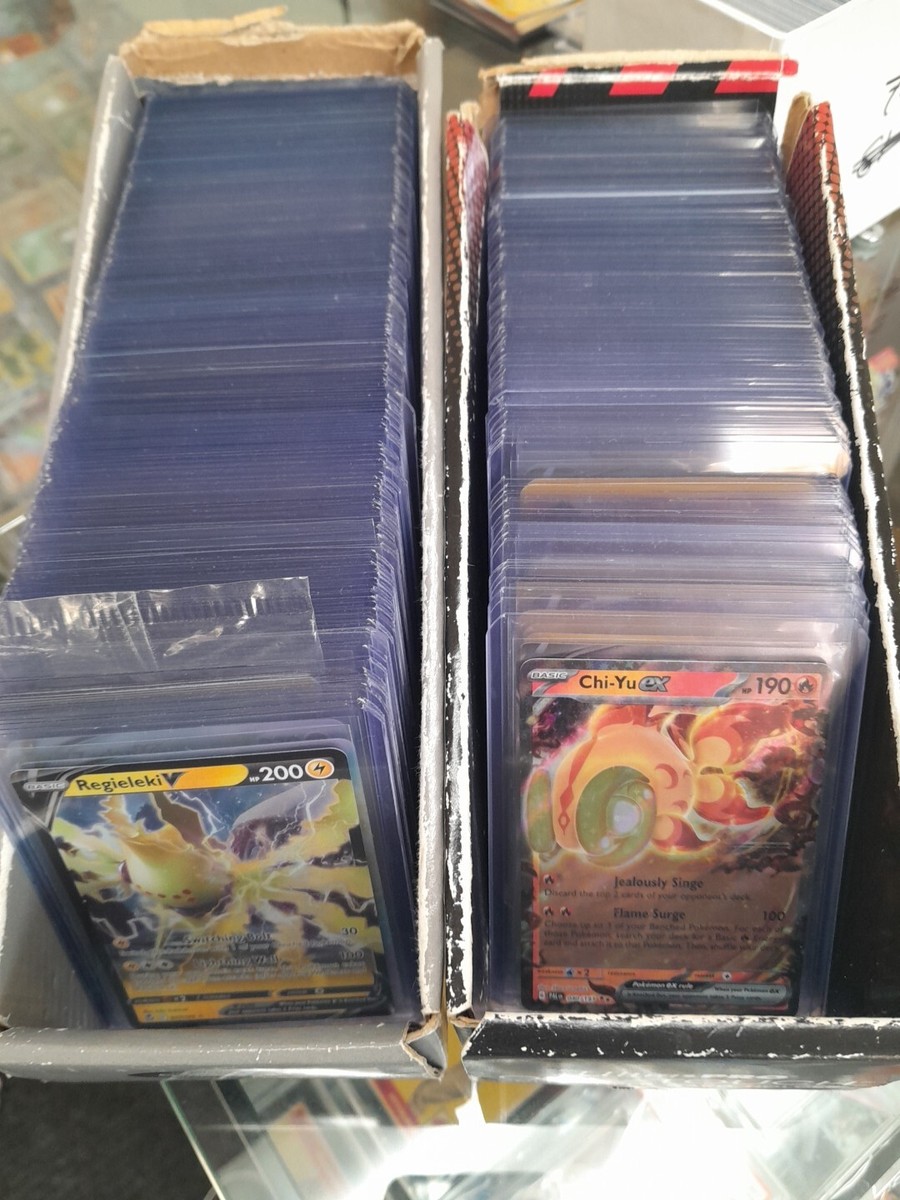 1000 Pokemon Bulk Card Lot Bundle + 25 Holos & 25 Reverse + 2 Ultra Rare  Cards