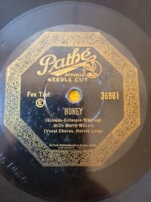FRANK KEYES AND HIS ORCHESTRA HONEY 78RPM PATHÉ 36961 