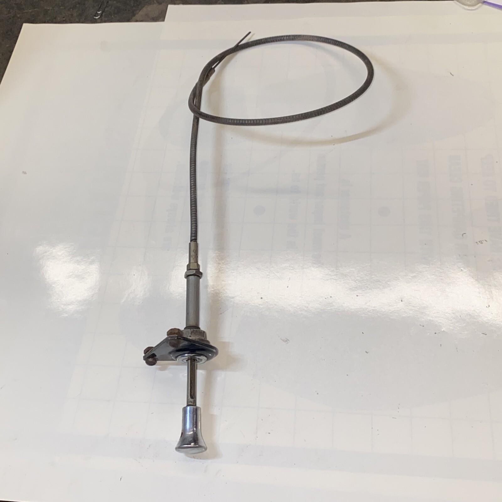 Early Rolls Royce Bentley choke control and cable Used