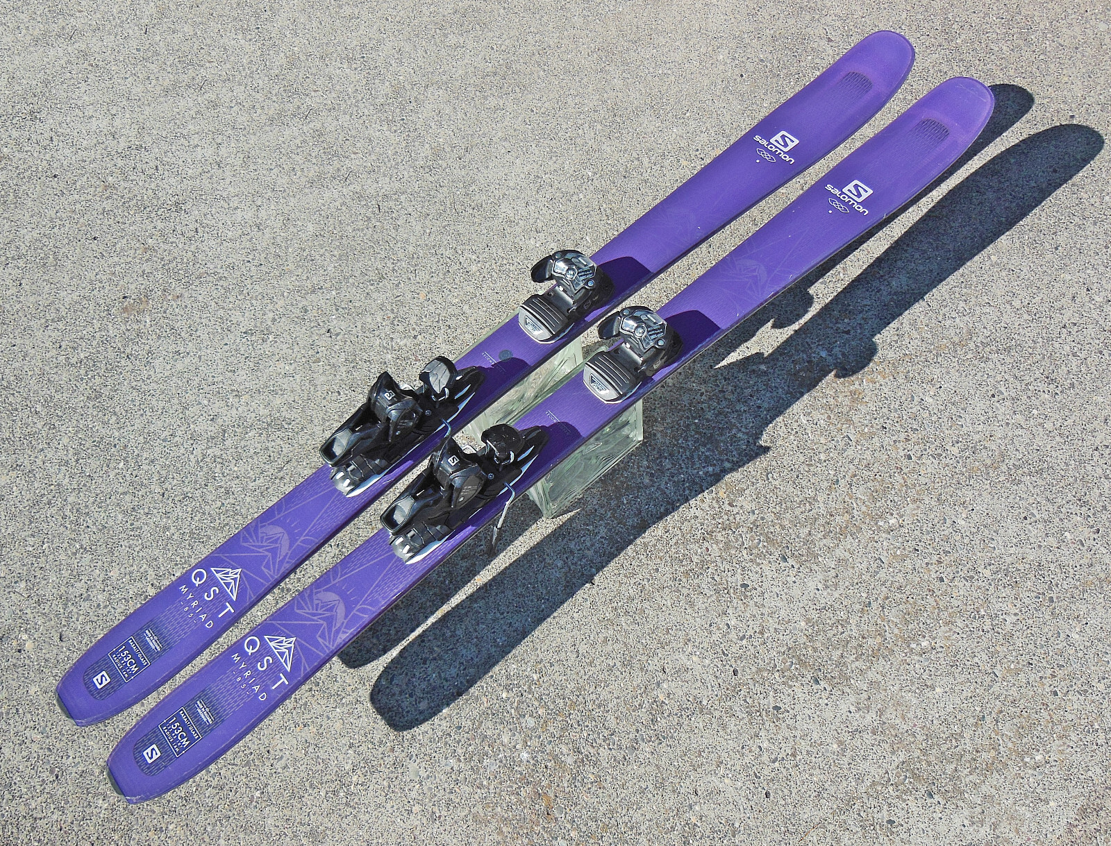 Sci donna Salomon QST Myriad 85 153 cm + attacchi Salomon Warden 11 2018 2019