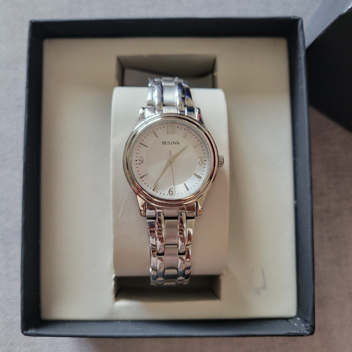 Bulova Women’s Stainless Steel Quartz Watch 30mm 96L005 Bulova 96L005 Silver Tone Stainless Steel Women main image 3