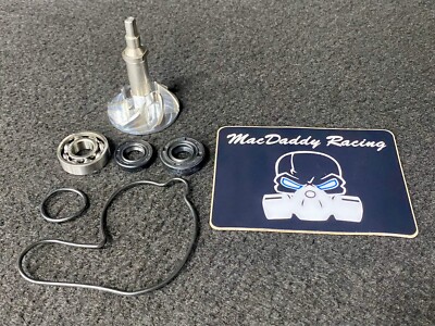 MacDaddy Racing Water Pump with Bearing and Seal Rebuild Kit for Yamaha YFZ450