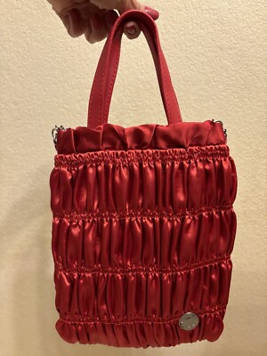 🎒Great Gift! Kendall Kylie Red Satin Crossbody NWT