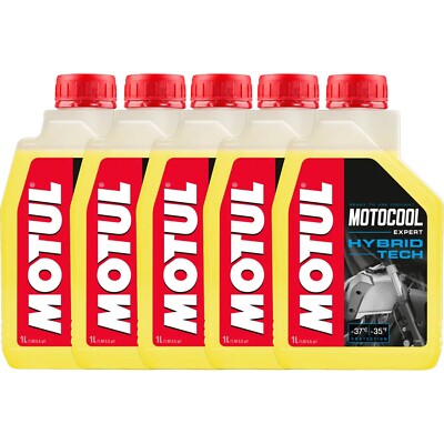 Motul Motocool Expert Hybrid Tech Flüssigkeit Kühlmittel Motorrad Bereit Gelb