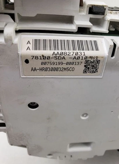 Cuadro de culata velocímetro Honda Accord 2003-2007 Foto 3 de 3