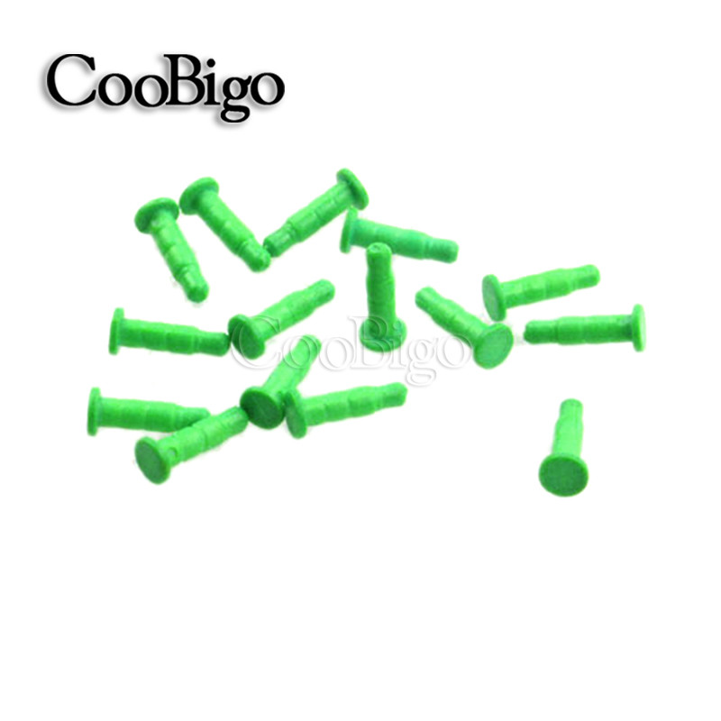 50pcs Earphone Jack Ear Cap Dock Rubber Anti Dust Plug For Cell Mobile