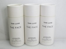 TAN-LUXE THE FACE ILLUMINATING SELF-TAN DROPS LIGHT / MEDIUM 1.01 OZ LOT OF 3