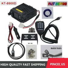 KT-8900D VHF UHF Car Radio Station 2 Way Dual Band Mobile Radio Walkie Talkie