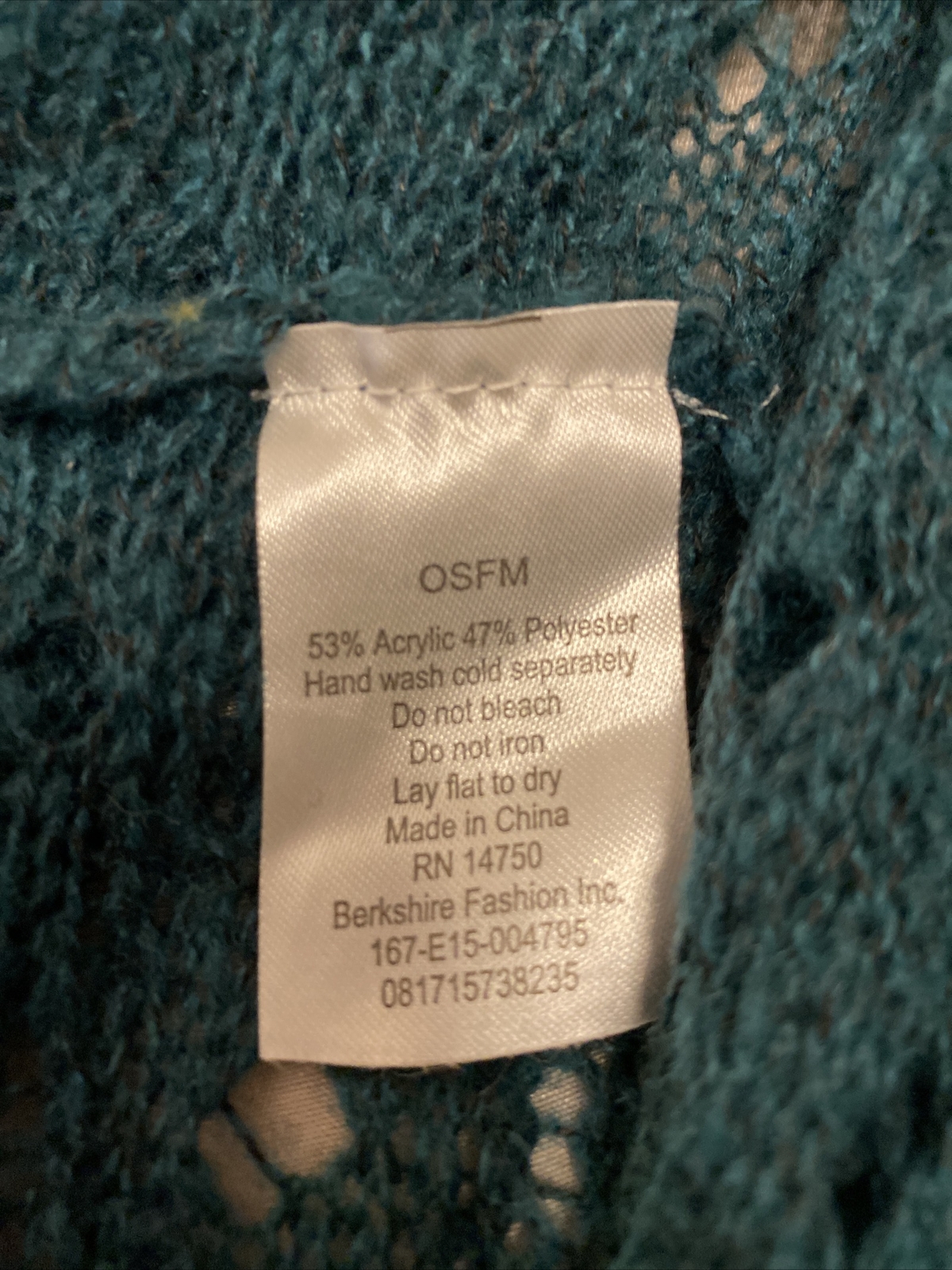 TEAL INFINITY SCARF - image 4