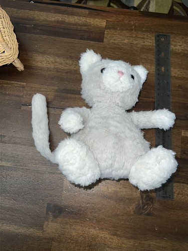 Jellycat London Mitten Kitten Grey Cat RETIRED HTF Plush Stuffed Animal - Picture 5 of 6