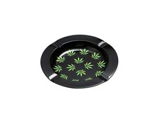 Cannabis Ring Black Ashtray Weed Marijuana Metal Cigarette Cigar Funny Gift