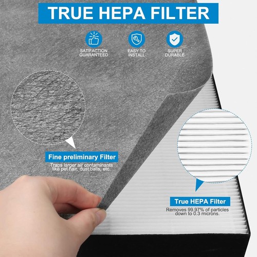 2 Sets Air220 Air320 Filter Replacement Compatible with Bissell Air320 Air220 27 - Picture 3 of 8