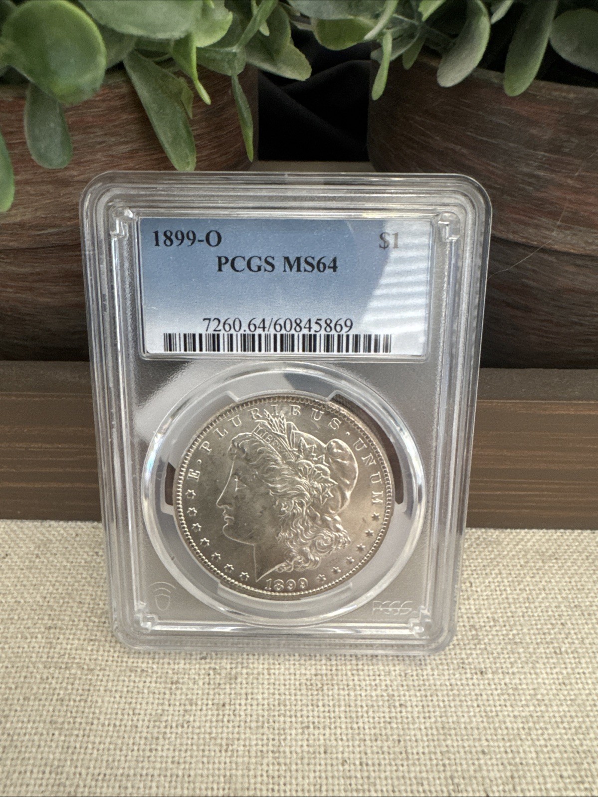 1899-O Morgan Silver Dollar $1 PCGS MINT STATE 64