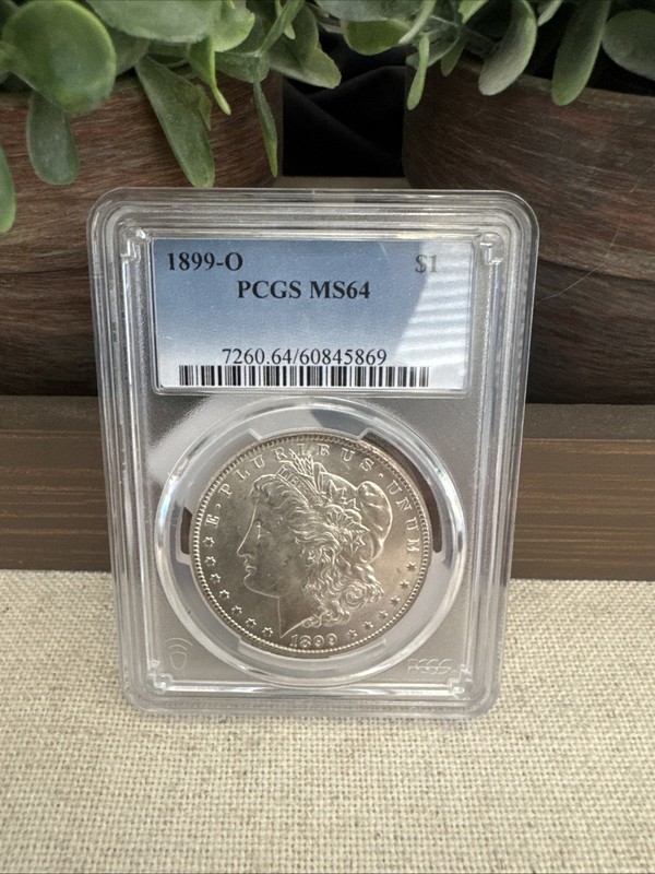 1899-O Morgan Silver Dollar $1 PCGS MINT STATE 64