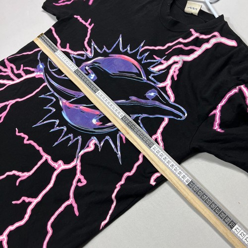 Miami Dolphins Super Bowl Lightning NFL Casual Tee T Shirt Mens Large L - Picture 9 of 14