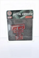 Texas Tech University Red Raiders Ultra Premium Solid Metal Auto Emblem,...