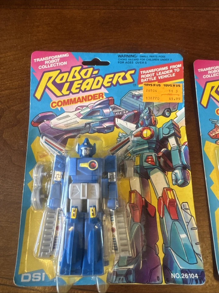 1992 Robo Leaders Commander figure DSI Buddy L MOC robot transformers Robo Tron - Image 2 of 4