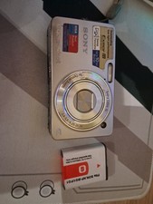 Sony Cyber-shot DSC Wx1 Silver Compact Digital Camera Tested & Working