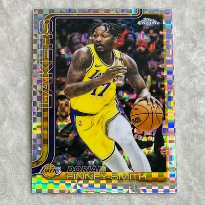 Dorian Finney-Smith X-Fractor 2025-26 NBA Topps Chrome Parallel Lakers Card #192