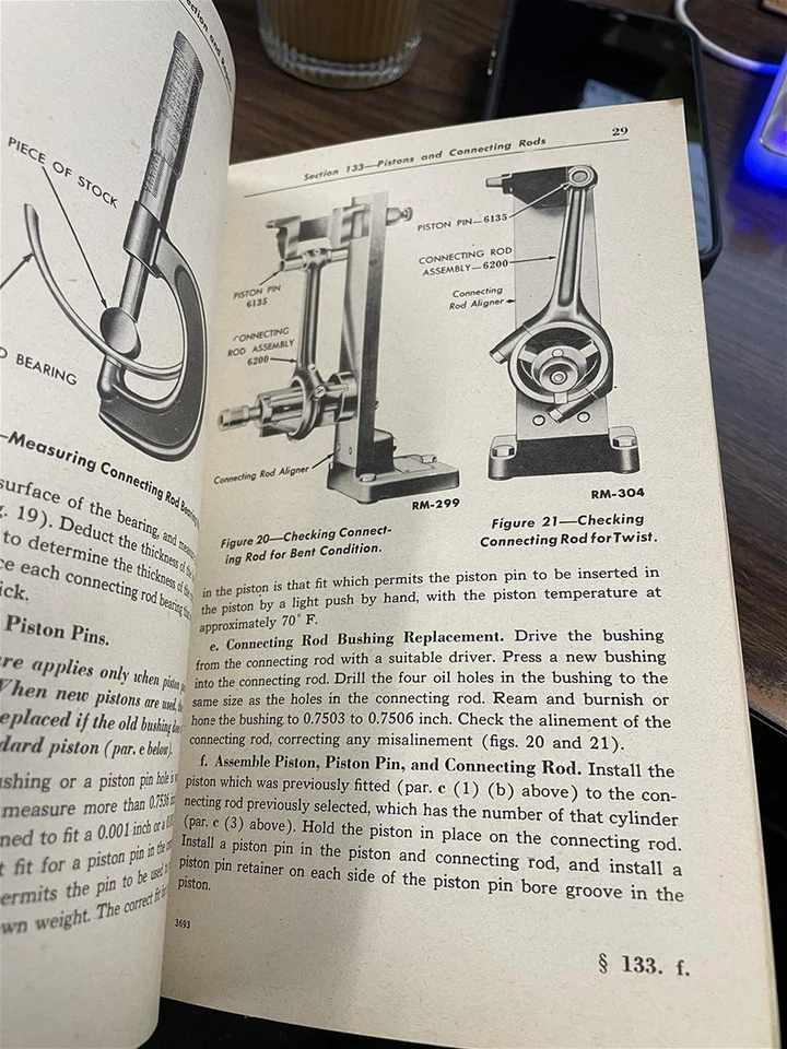Lincoln V12 Engine Shop Manual 1936 1937 1938 1939 1940 1941 1946 1947 1948 Foto 3 de 4