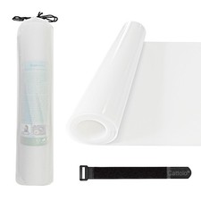 Cattolo 36x24 Inch Large Silicone Craft Mat for Arts 36"L x 24"W, Light white