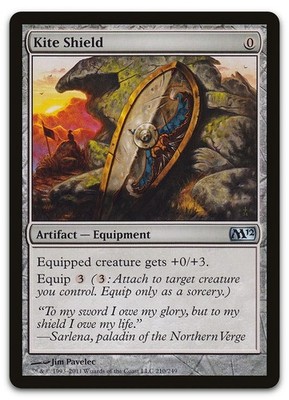 Kite Shield #210 (NM) Magic 2012 (M12) M12 Magic MTG