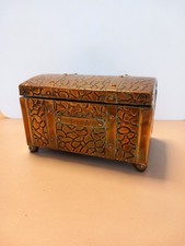 Antique Brass Tea Caddy