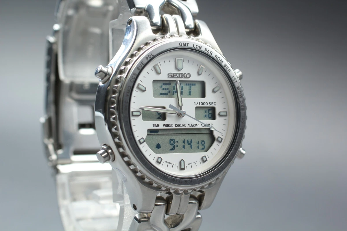Seiko Analog & Digital Wristwatches with Chronograph for sale | eBay