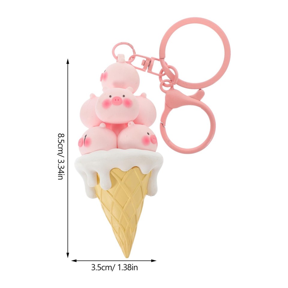 Pvc Rosa Portachiavi a Forma di Animale Pvc Rosa con Supporto Appendibile ...