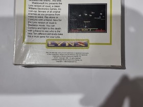 Atari Lynx Joust Sealed New Old Stock