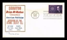 DR JIM STAMPS US COVER SENATOR MCMAHON ATOMIC ENERGY ACT FDC KHOL KRAFT