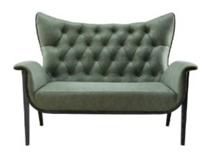 Chesterfield Sofa 2 Sitzer Polster Designer Couchen Sofas Garnitur Zweisitzer-image