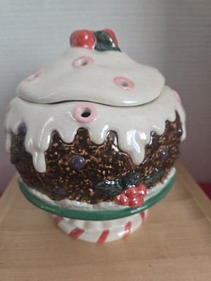 Dpt 56 Vtg Potpourri Holder From The Sugar/spice Collection No Cracks Chips 