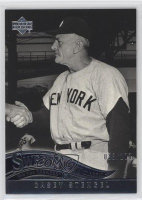 2005 Upper Deck Sweet Spot Classic Retail Silver /100 Casey Stengel #13 HOF 0l2