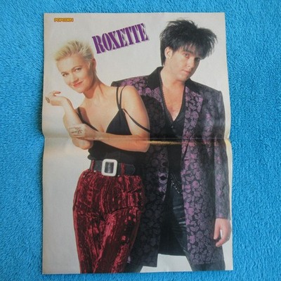 ROXETTE POSTER POPCORN 2 Seiten Vanilla Ice Robert Matthew Van Winkle