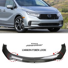 Carbon Fiber Style For Honda Odyssey Front Bumper Lip Spoiler Splitter Body Kit Carbon Fiber Style For Honda Odyssey Front Bumper Lip Spoiler Splitter Body Kit