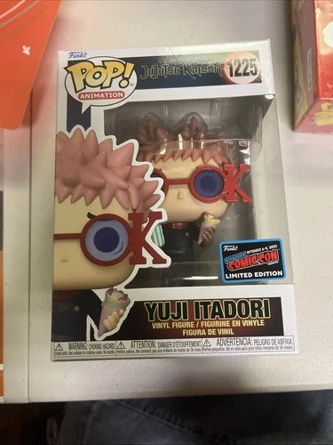 Funko Pop Animation #1225 Yuji Itadori Jujutsu Kaisen NYCC Official Con Sticker