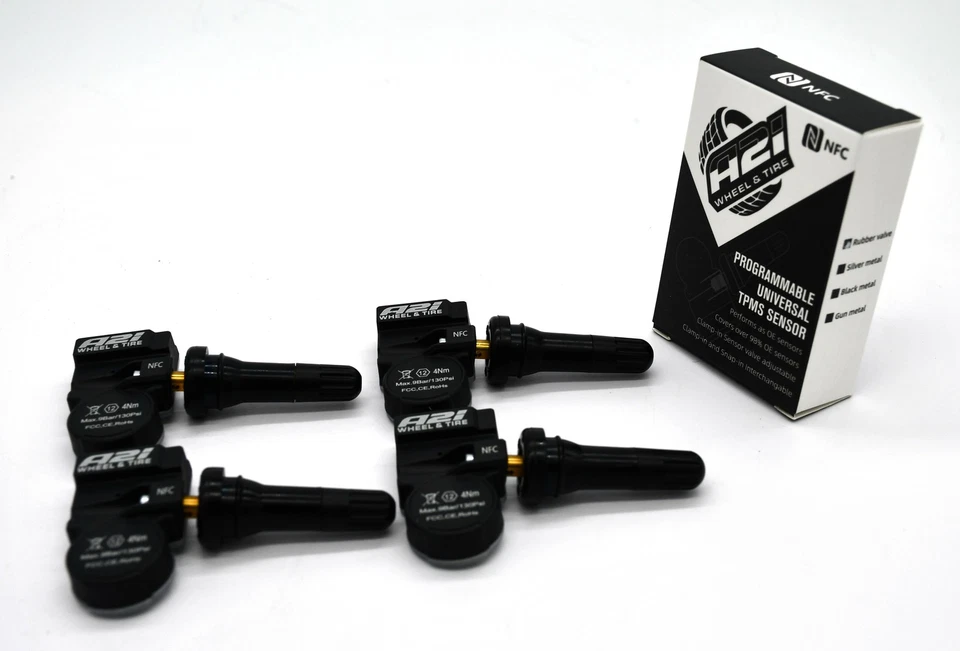 Set 4 TPMS Tire Pressure Sensors 315Mhz Rubber fits 07-16 Volkswagen Touareg - Image 4 of 4