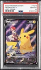 2022 POKEMON SWORD & SHIELD LOST ORIGIN #TG16 FULL ART/PIKACHU V PSA 10