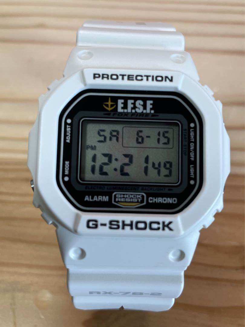 G-Shock Dw-5600 Digital Quartz Men Collaboration Gundam Limited
