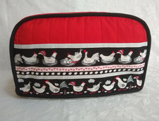 Chicken Toaster Cover 2Slice Farmhouse Toaster Cover with Farm Animals 4Slice