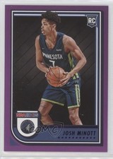 2022-23 Panini NBA Hoops Rookies Purple Josh Minott #278 9cr