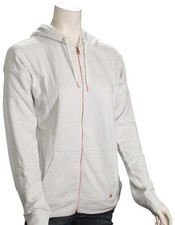 Volcom Lived In Lounge Women's Zip Hoody - Light Grey - New