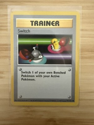 Shadowless Switch 95/102 Common Base Set Pokemon Card