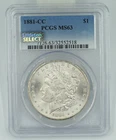 1881-CC PCGS MS63 Morgan Silver Dollar Blast White